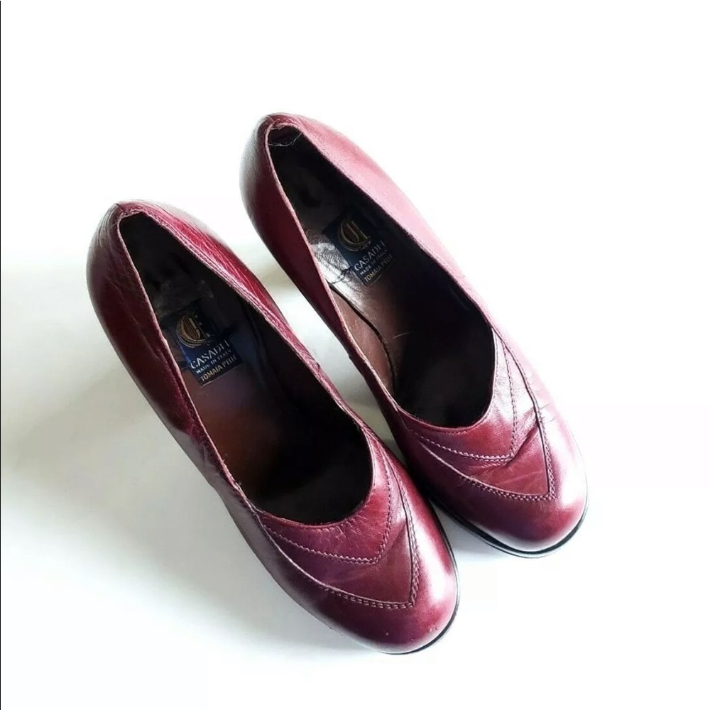 Casadei Tomaia Pelle Women's Chunky High Heel 37.5